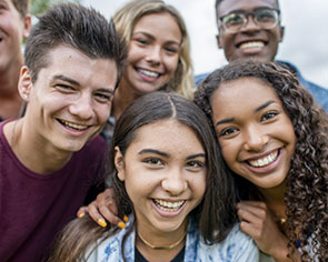Photo of a group of students